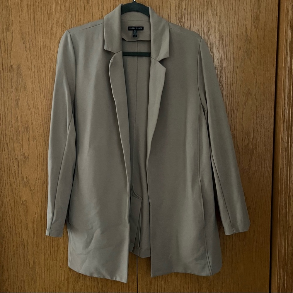 Eileen Fisher Tan Blazer - Picture 5 of 12